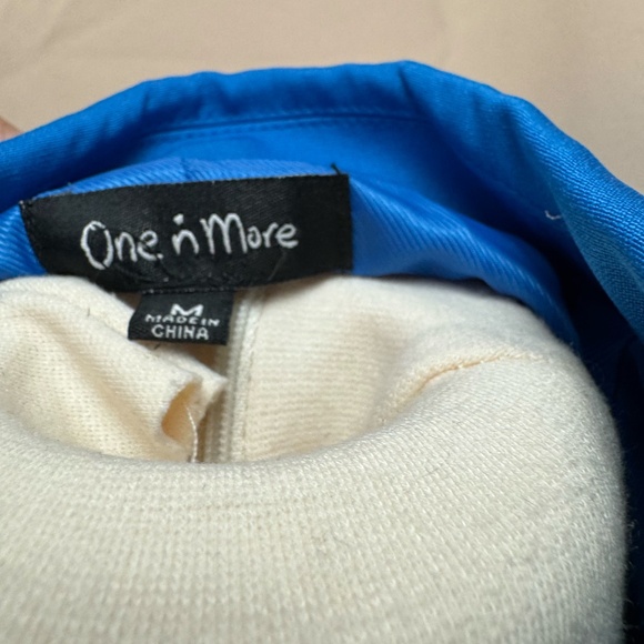 ONE N' MORE Cropped Blazer - Blue - Size M - Picture 6 of 8